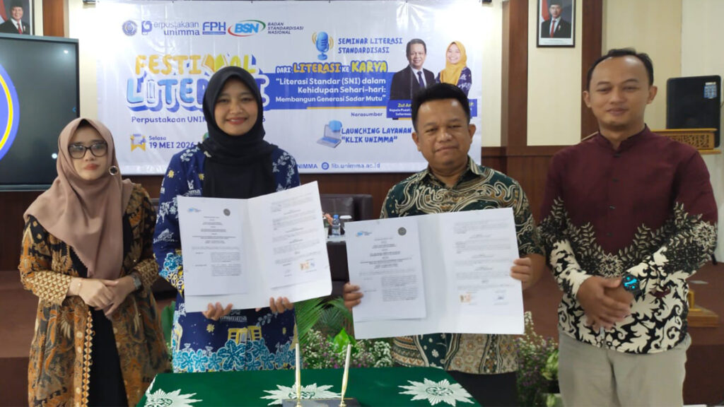 Optimalkan SNI Corner, UNIMMA tandatangani kerjasama dengan BSN